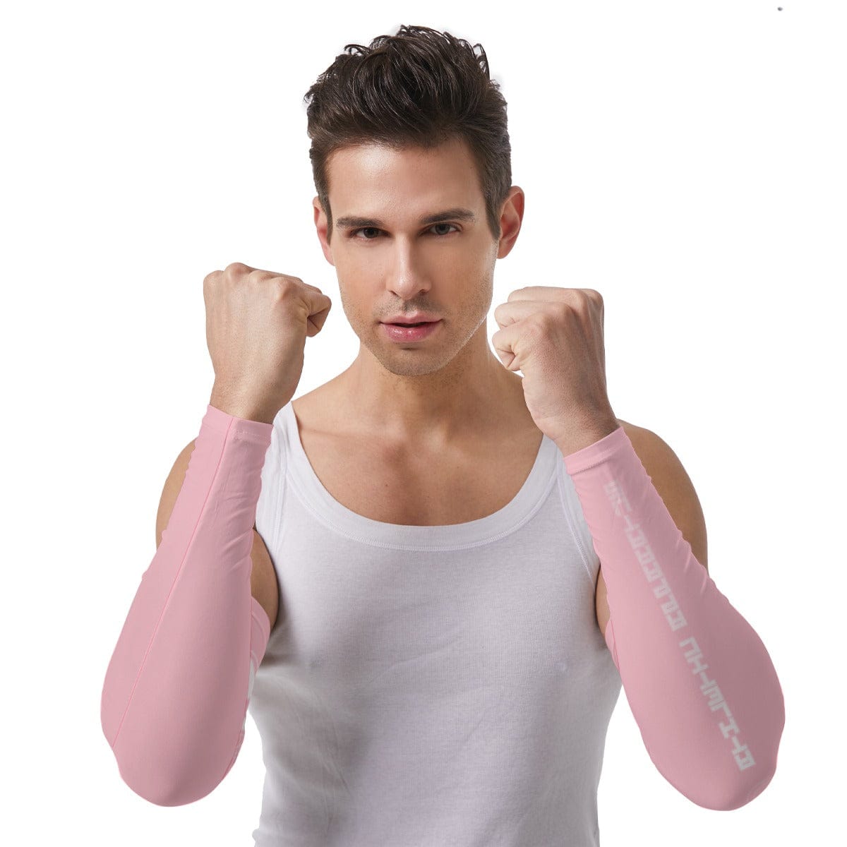 
                  
                    Athletic Apparatus Pink wfl Unisex Sunscreen Over sleeve
                  
                
