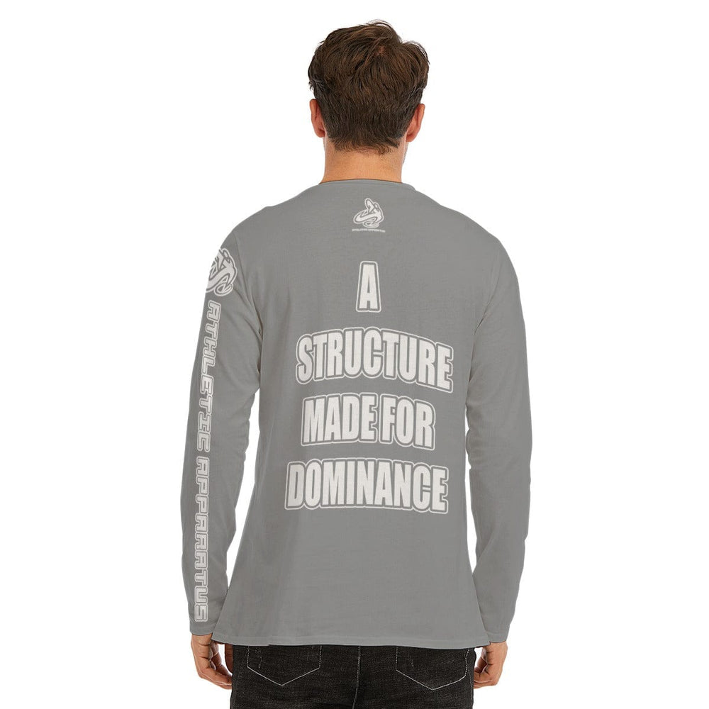 
                      
                        Athletic Apparatus The Weight Lifter Grey 2 Long Sleeve T-Shirt | 190GSM Cotton
                      
                    