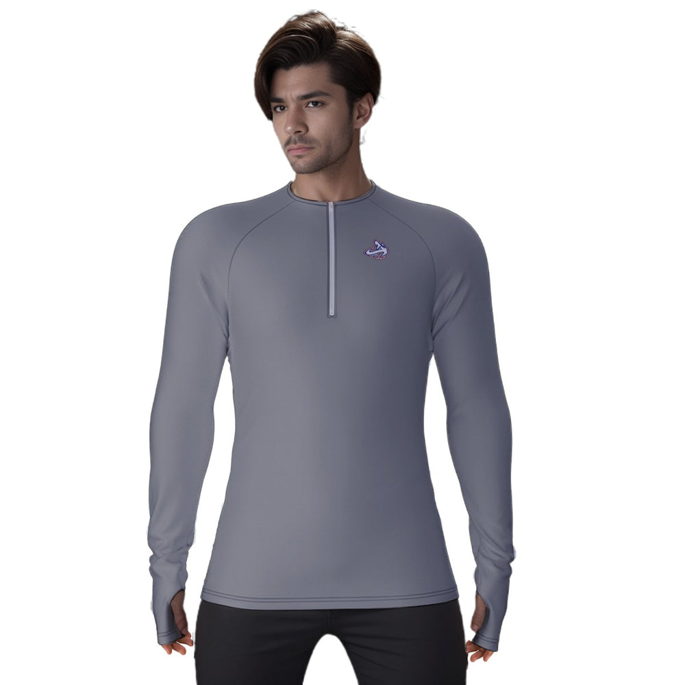 A.A. Grey RWB Men's Raglan Sleeve Compression Sport Shirt