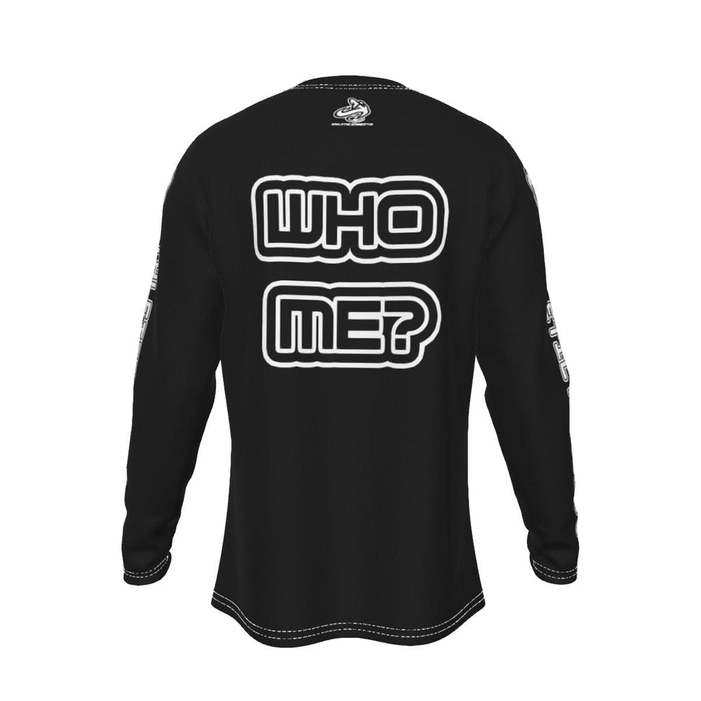 A.A Who Me? Black Long Sleeve T-Shirt