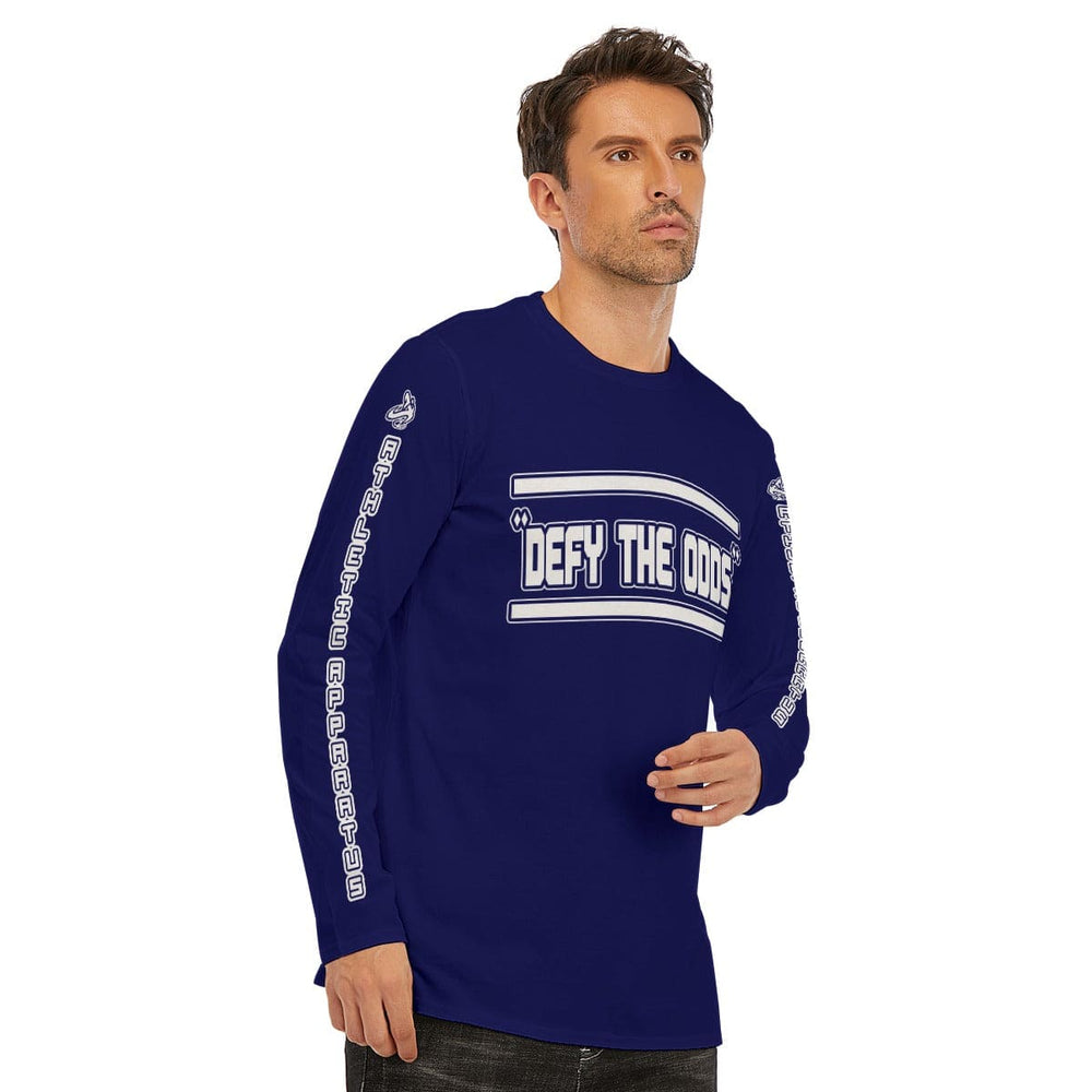 
                      
                        A.A. Navy Blue V2 WL Long Sleeve T-Shirt Defy The Odds
                      
                    