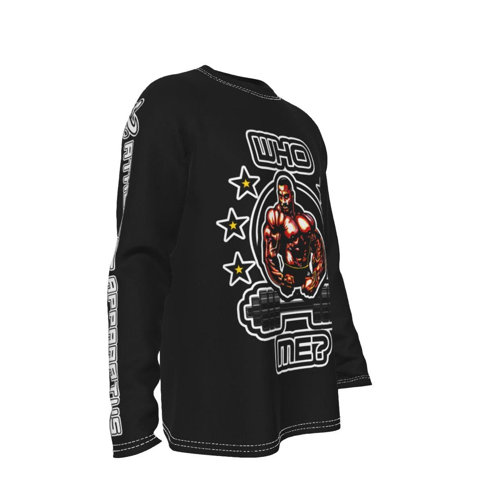 
                      
                        A.A Who Me? Black Long Sleeve T-Shirt
                      
                    