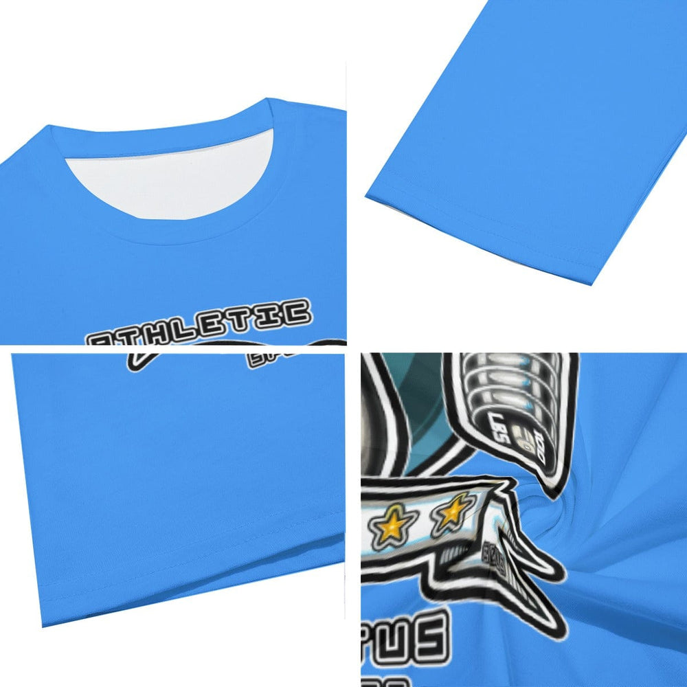 
                      
                        Athletic Apparatus The Weight Lifter Light Blue 1 Long Sleeve T-Shirt | 190GSM Cotton
                      
                    