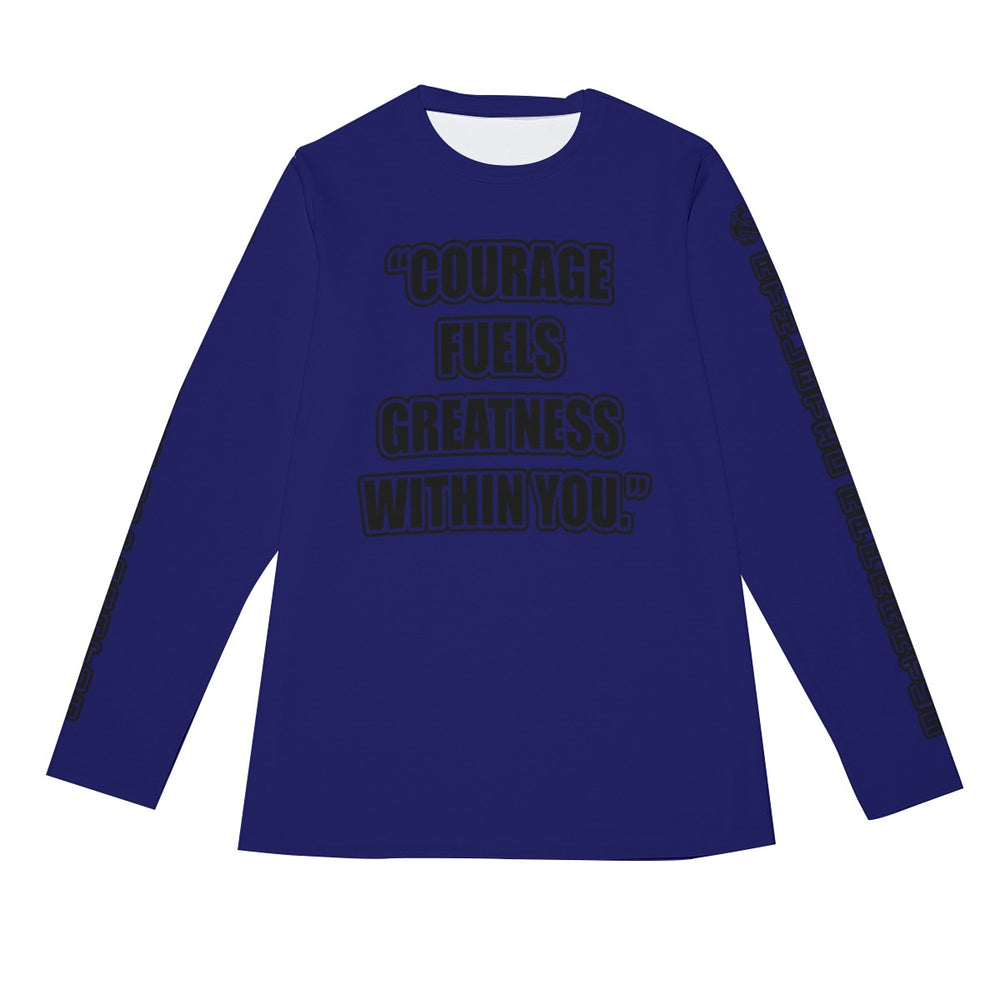 A.A. Navy BL Long Sleeve Courage fuels greatness