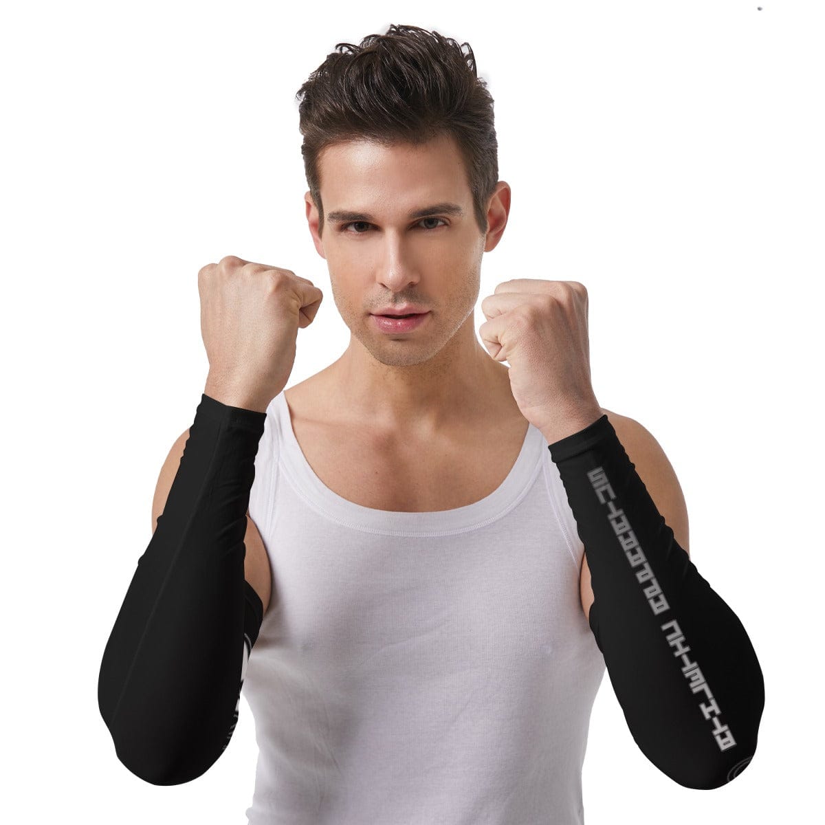 
                  
                    Athletic Apparatus Black wfl Unisex Sunscreen Over sleeve
                  
                