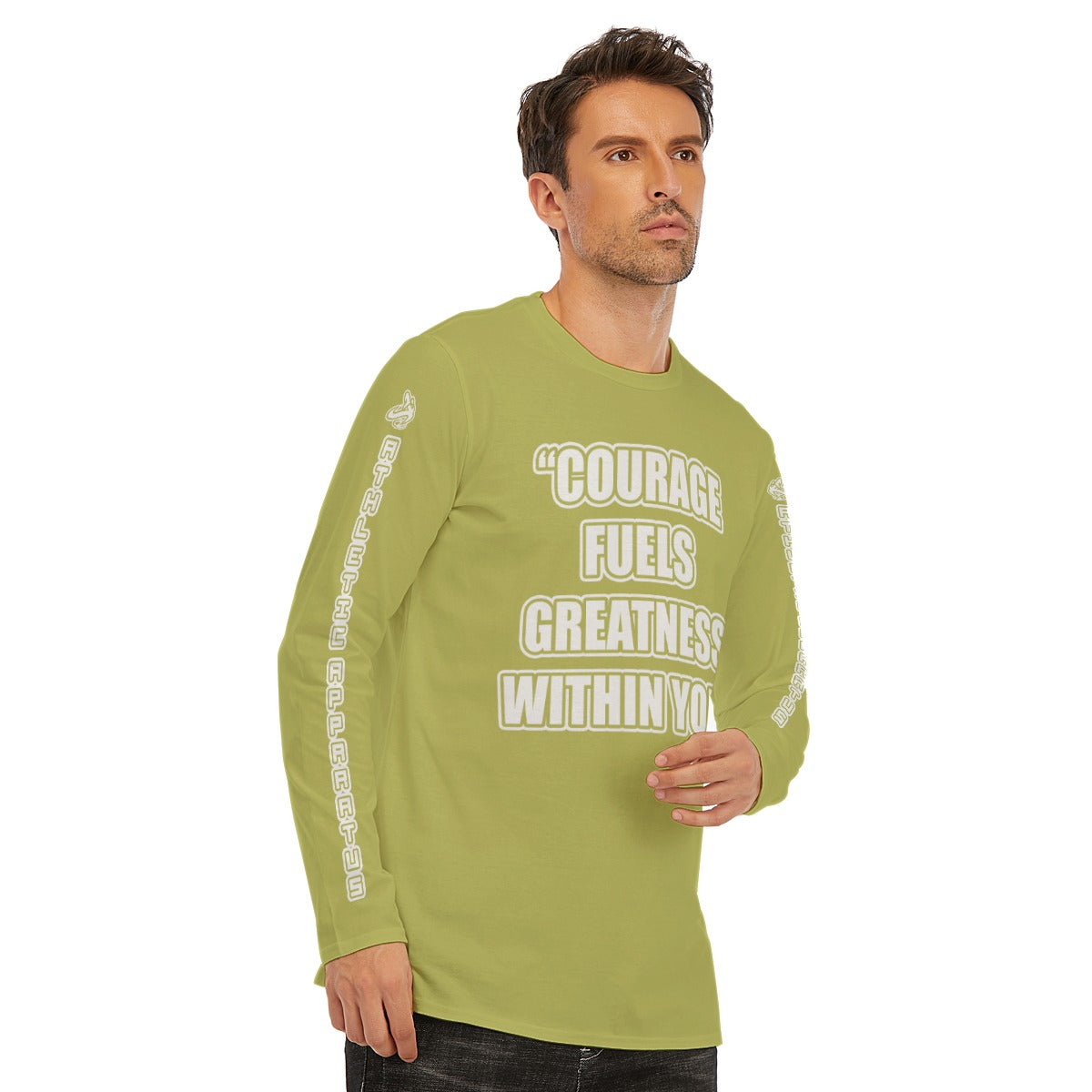
                  
                    A.A. O. Green WL Long Sleeve Courage fuels greatness
                  
                