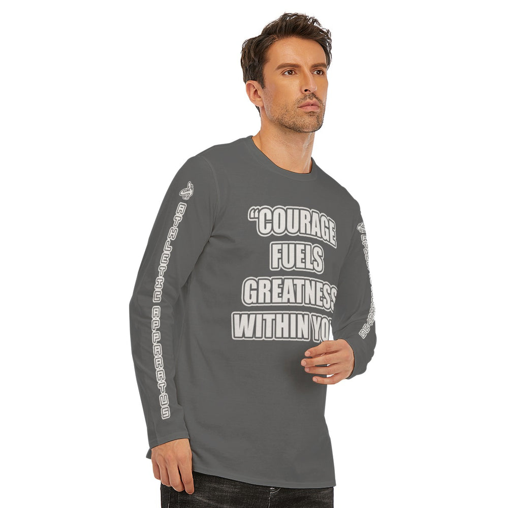 
                  
                    A.A. Grey WL Long Sleeve Courage fuels greatness
                  
                