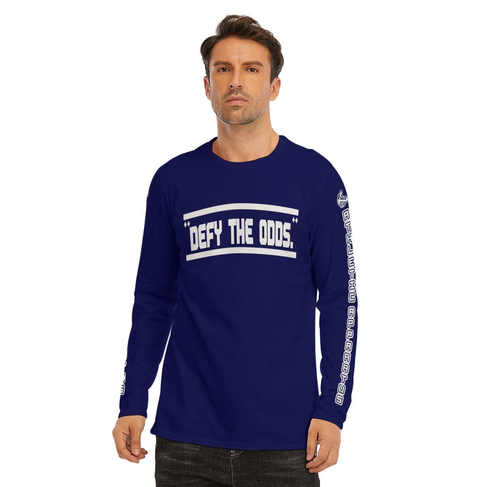 
                  
                    A.A. Navy Blue WL Long Sleeve T-Shirt Defy The Odds
                  
                