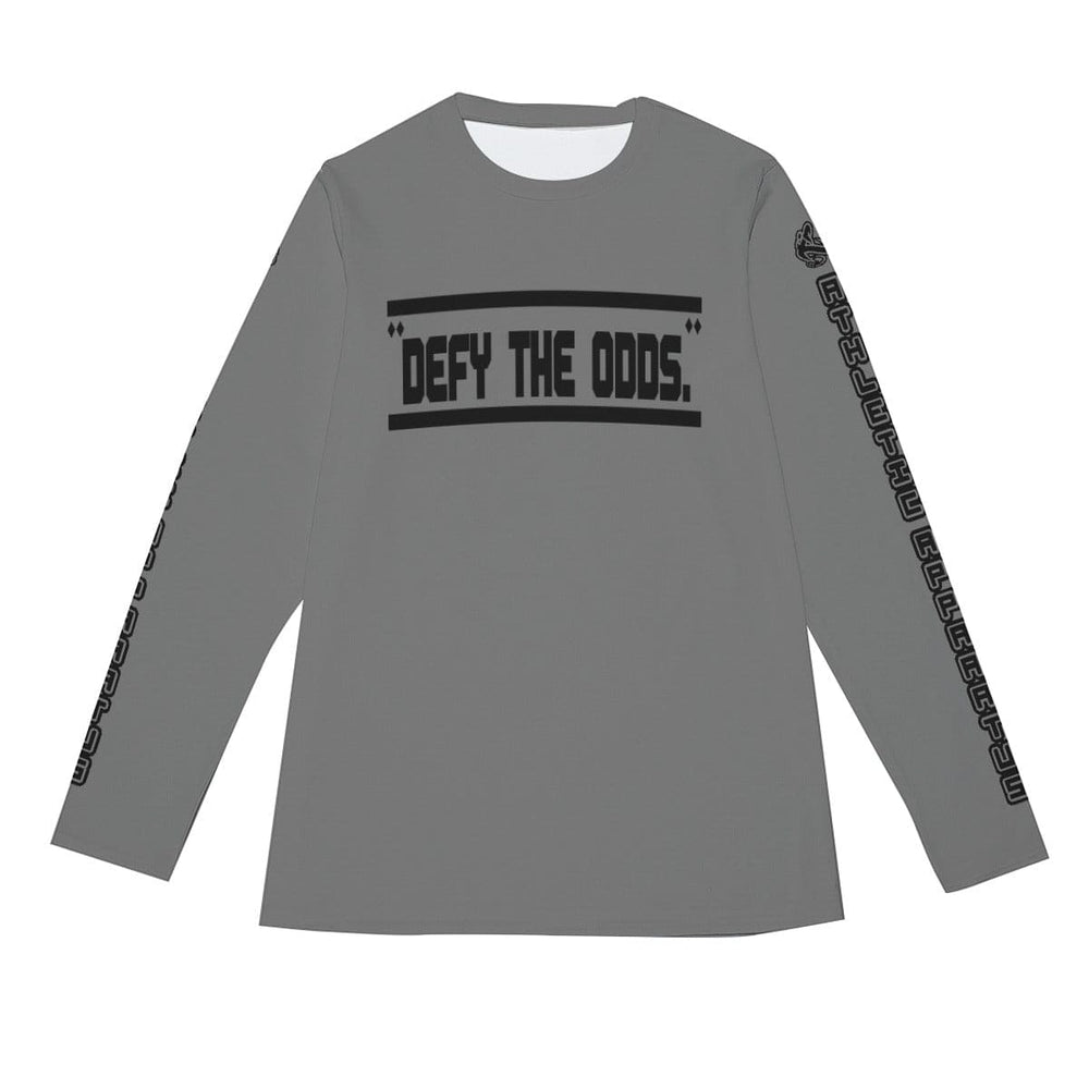 
                      
                        A.A. Grey BL Long Sleeve T-Shirt Defy The Odds
                      
                    