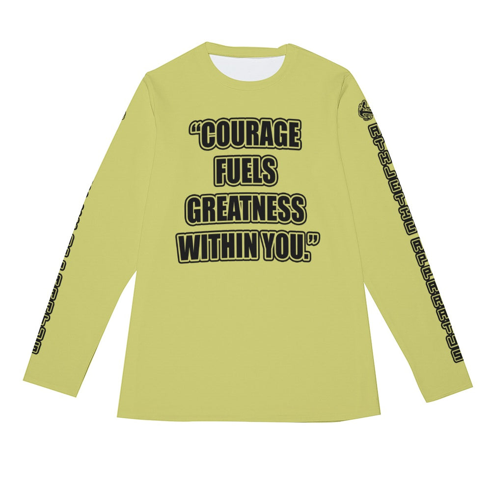 A.A. O. Green BL Long Sleeve Courage fuels greatness