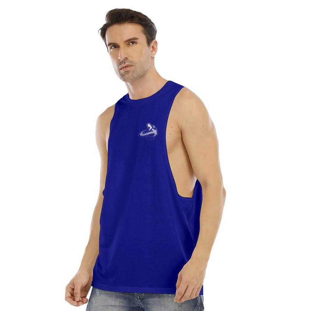 
                      
                        Athletic Apparatus Navy Men's WL O-neck Long Tank Top
                      
                    