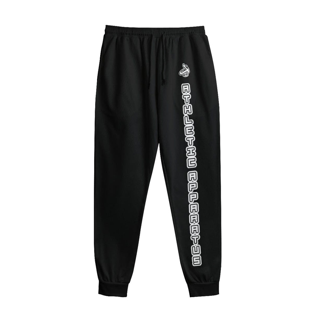 Athletic Apparatus Black Men's Sweatpants With Waistband