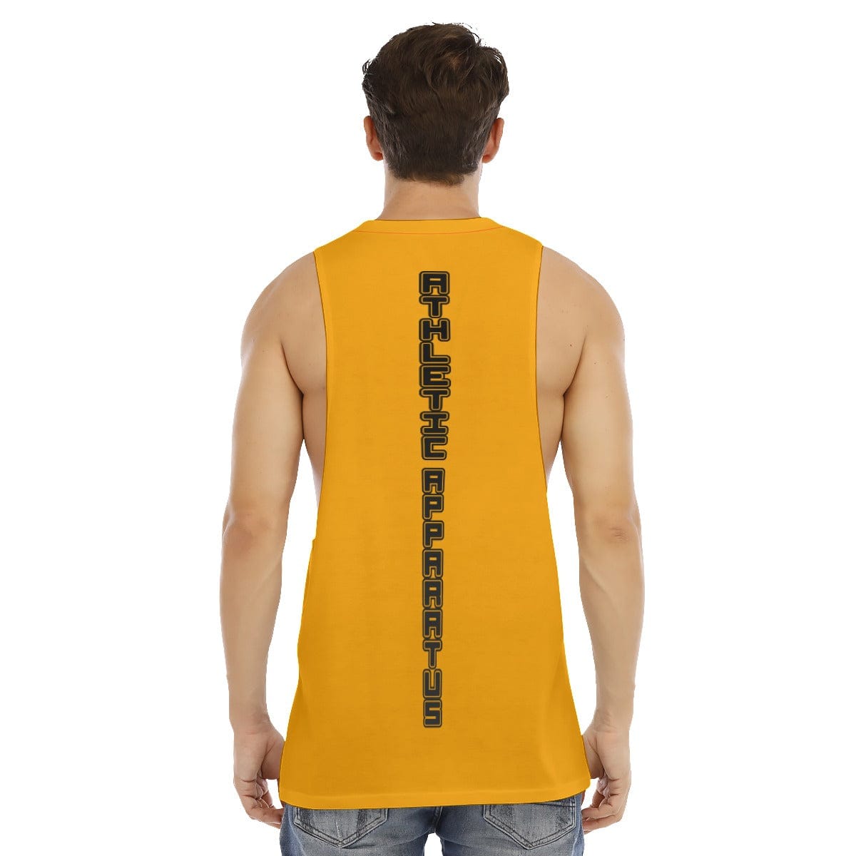 
                  
                    Athletic Apparatus Orange Men's BL O-neck Long Tank Top
                  
                