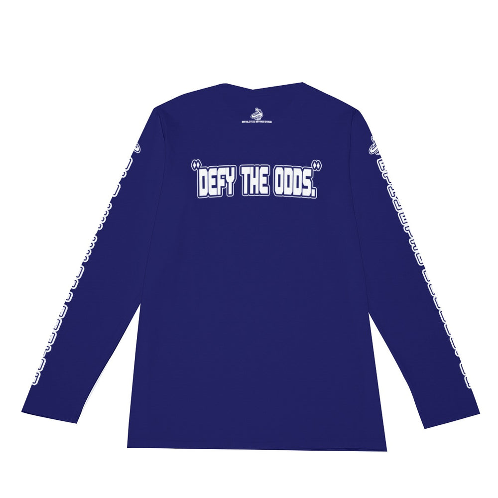 A.A. Navy V3 WL Long Sleeve T-Shirt Defy The Odds