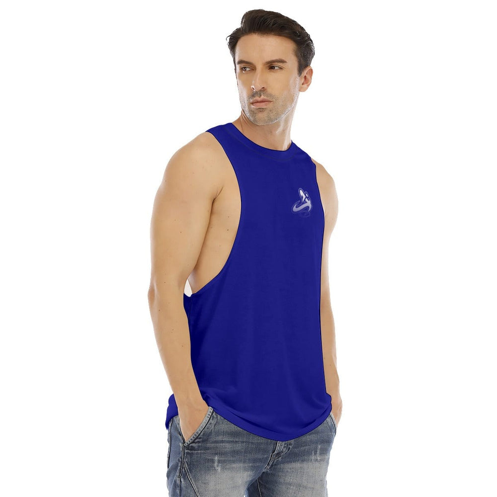 
                      
                        Athletic Apparatus Navy Men's WL O-neck Long Tank Top
                      
                    