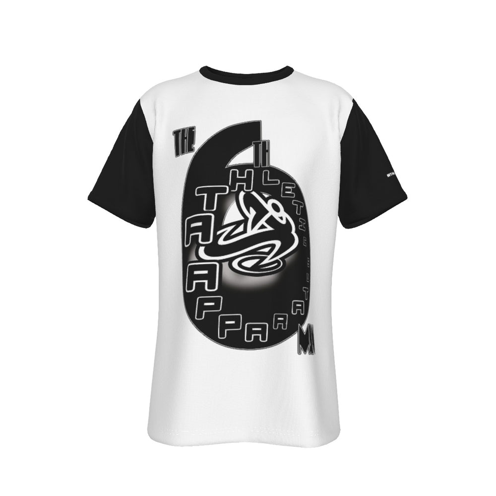 A.A. The 6th Man White Black Men's Short Sleeve T-Shirt