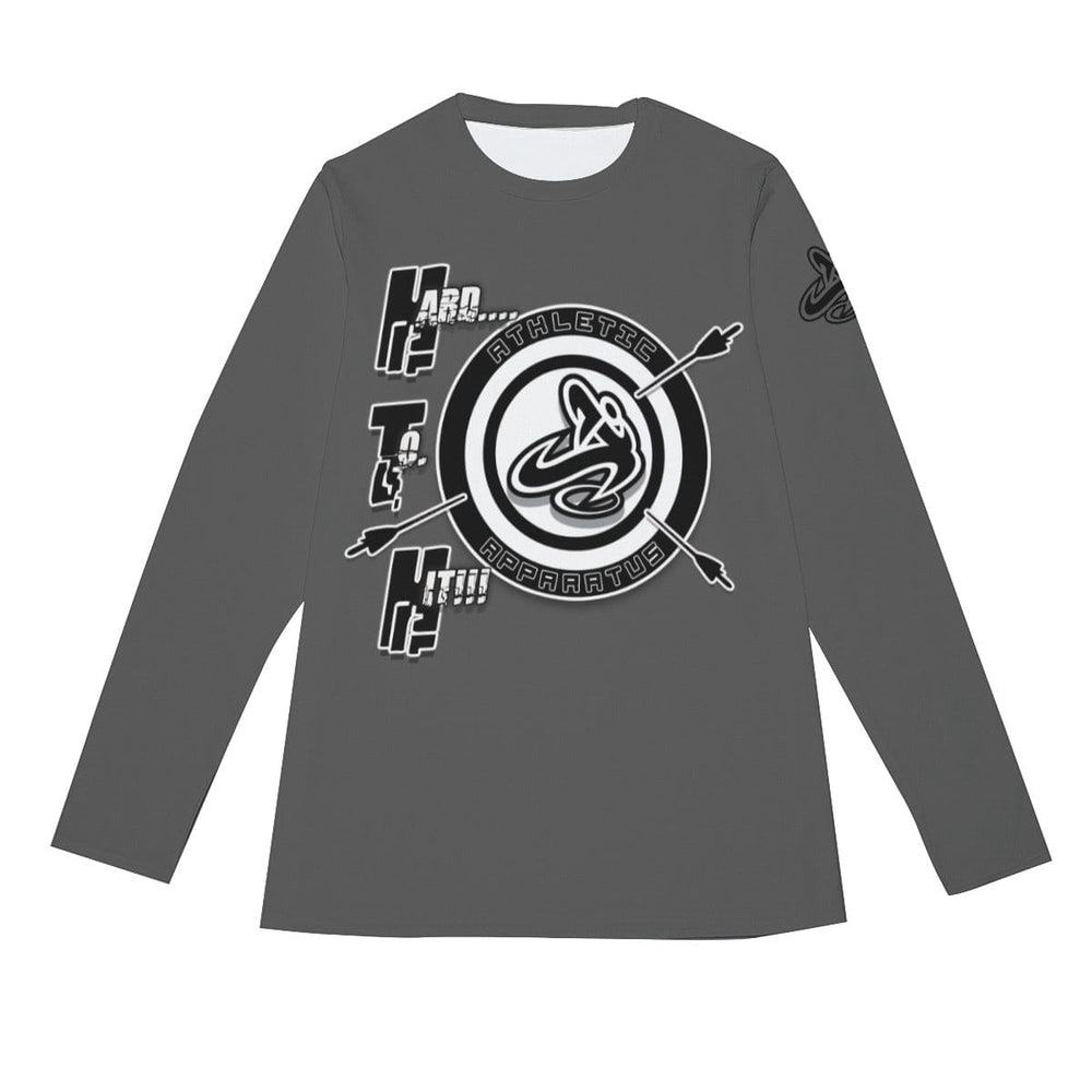 Athletic Apparatus JC2 LS Grey 1 bl Men's O-Neck T-Shirt | Cotton - Athletic Apparatus