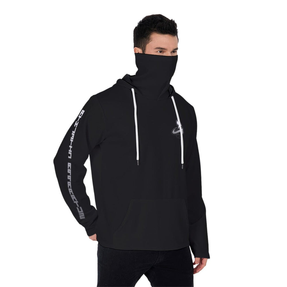 Athletic Apparatus Men's Black FL V1 Fur Lined Pullover Hoodie With Mask - Athletic Apparatus