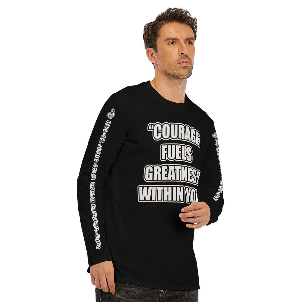 
                      
                        A.A. Black WL Long Sleeve Courage fuels greatness
                      
                    