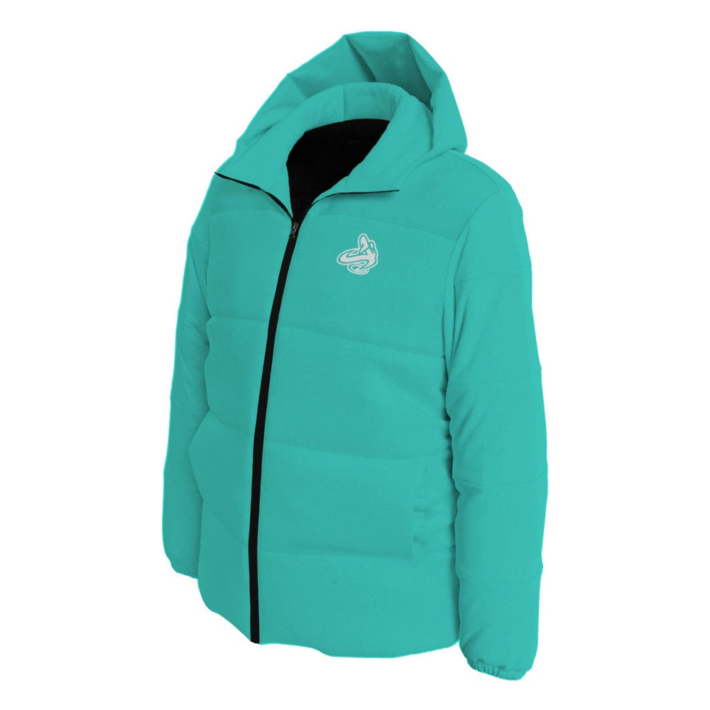 Athletic Apparatus Turquoise Unisex Down Jacket