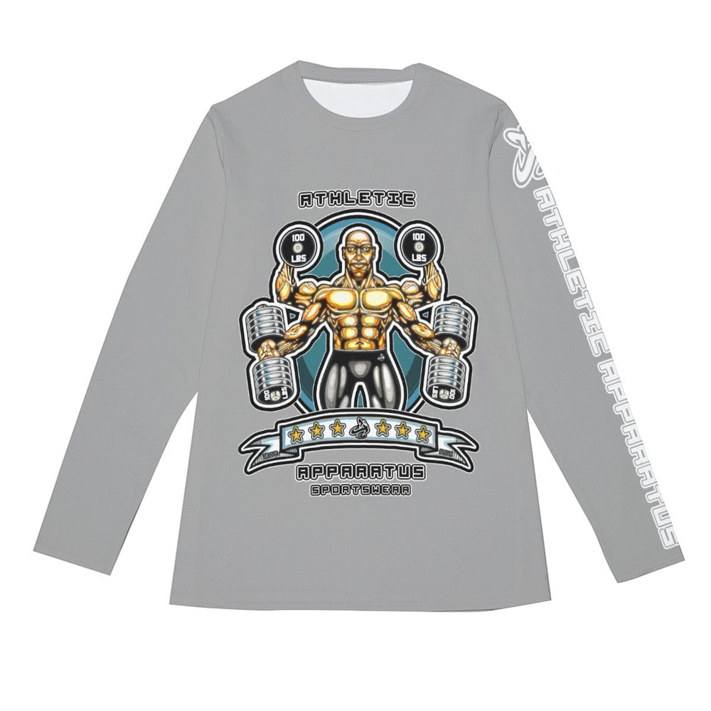 
                  
                    Athletic Apparatus The Weight Lifter Grey 2 Long Sleeve T-Shirt | 190GSM Cotton
                  
                