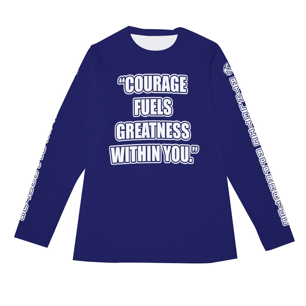 A.A. Navy WL Long Sleeve Courage fuels greatness
