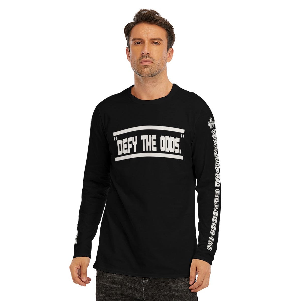 A.A. Black WL Long Sleeve T-Shirt Defy The Odds