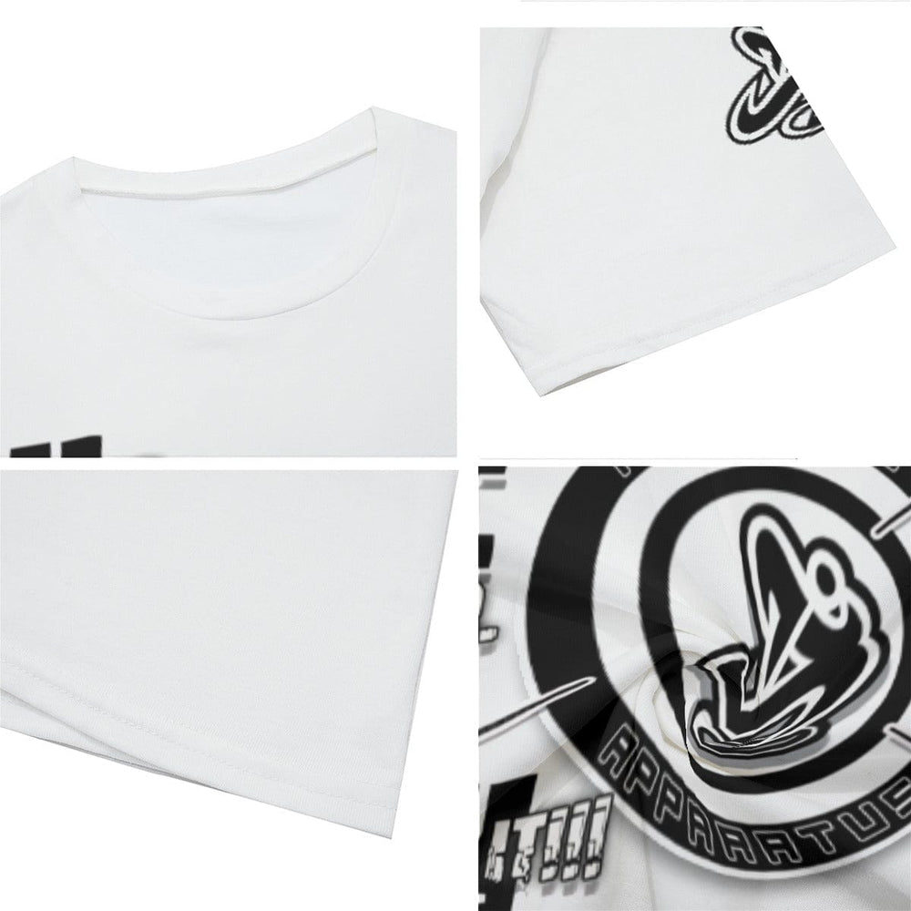 Athletic Apparatus JC2 White bl Men's O-Neck T-Shirt | Cotton - Athletic Apparatus