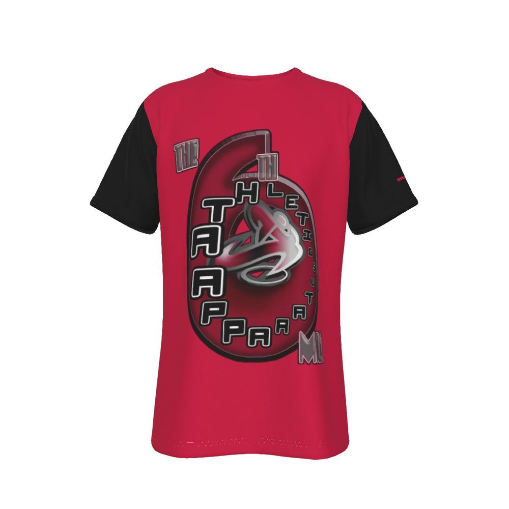 A.A. The 6th Man Red Black Men's Short Sleeve T-Shirt