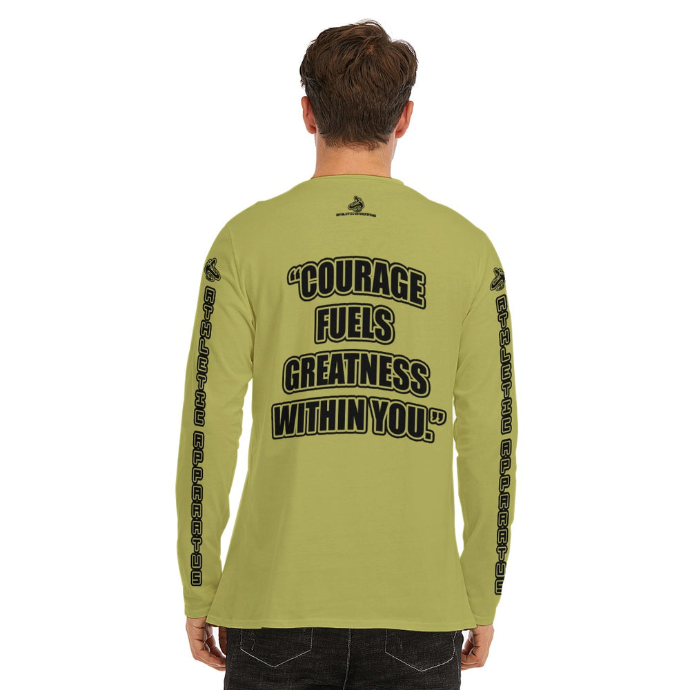 
                  
                    A.A. O. Green V3 BL Long Sleeve Courage fuels greatness
                  
                