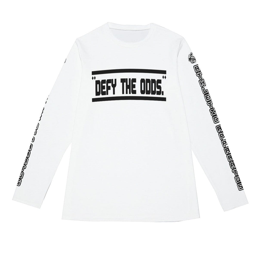 A.A. White BL Long Sleeve T-Shirt Defy The Odds