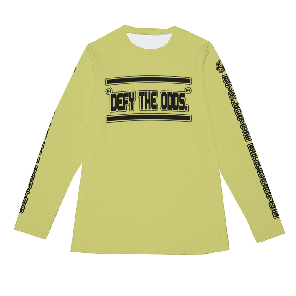 A.A. O. Green V2 BL Long Sleeve T-Shirt Defy The Odds