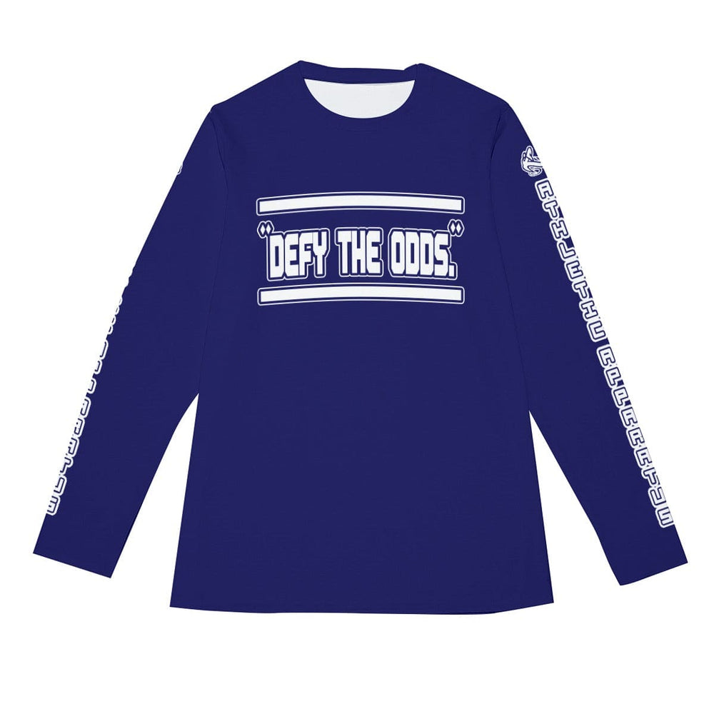 
                      
                        A.A. Navy Blue V2 WL Long Sleeve T-Shirt Defy The Odds
                      
                    