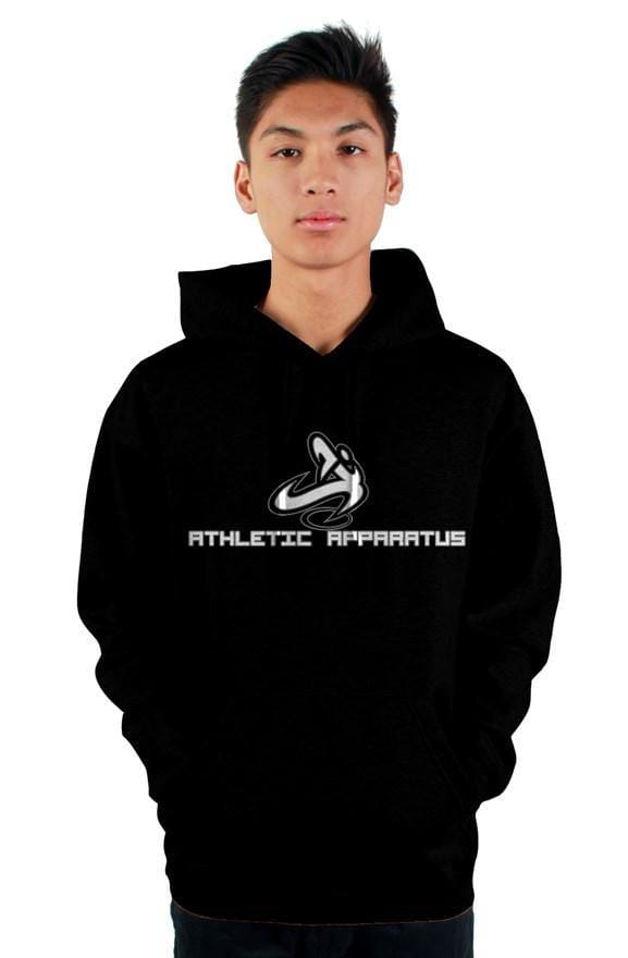 Athletic Apparatus Black white logo tultex pullo M - Athletic Apparatus