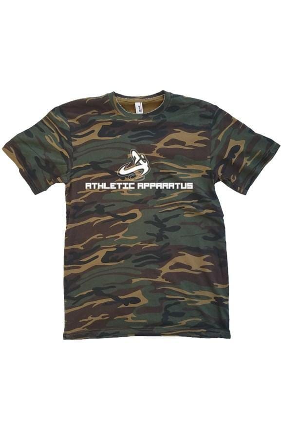 Athletic Apparatus camouflage green anvil camo t shirt - Athletic Apparatus
