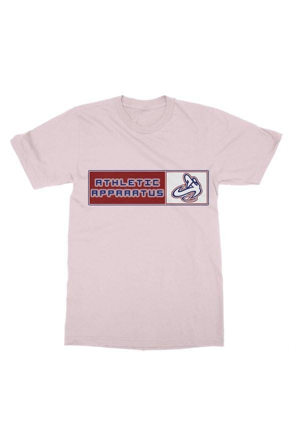 Athletic Apparatus light pink rwb v2 mens t shirt - Athletic Apparatus