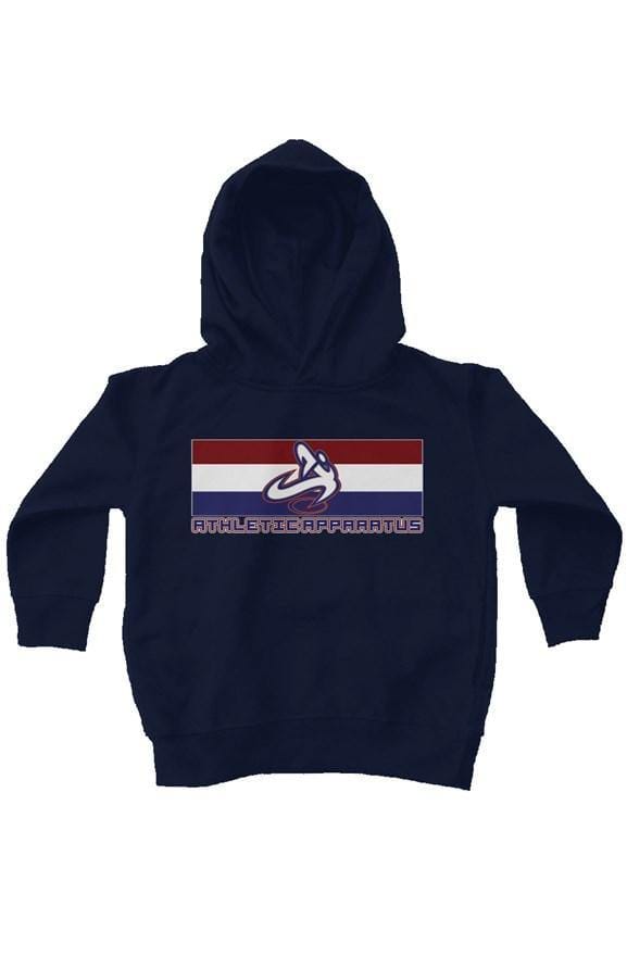 Athletic Apparatus navy no lining rwb logo kids fl - Athletic Apparatus