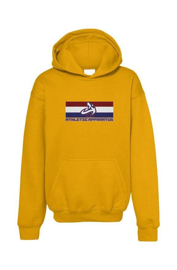 Athletic Apparatus gold v1 youth pullover hoodie - Athletic Apparatus