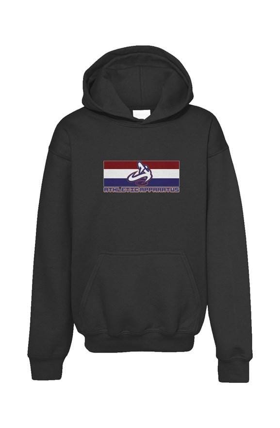 Athletic Apparatus black v1 youth pullover hoodie - Athletic Apparatus
