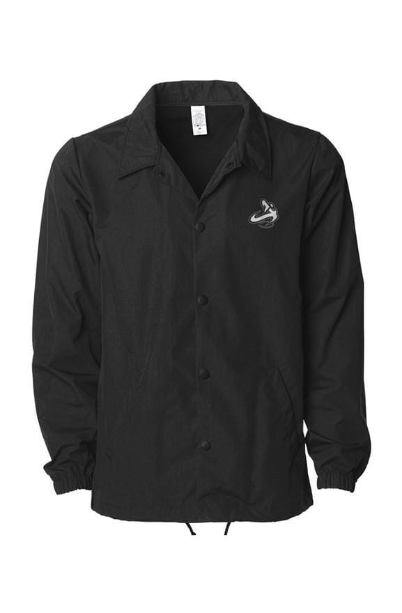 Athletic Apparatus Black On Black Coaches Jacket - Athletic Apparatus