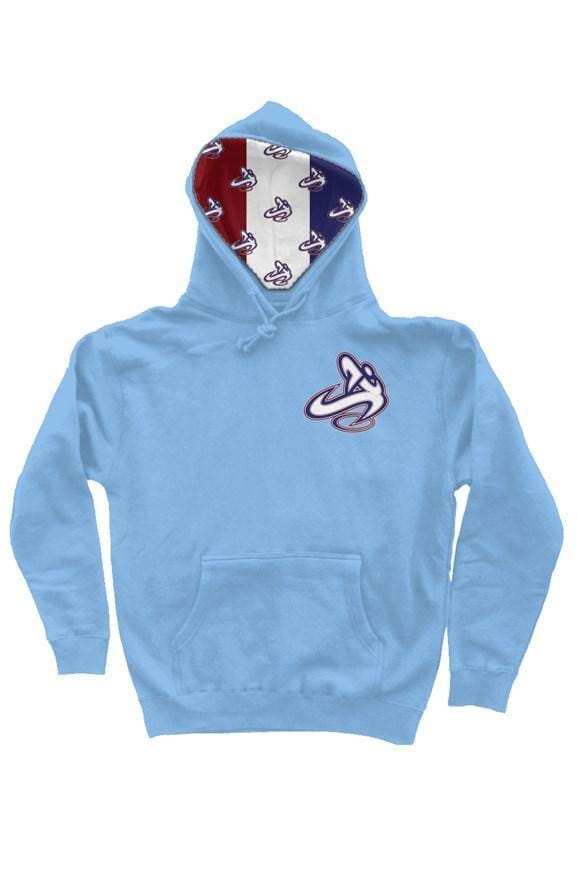 Athletic Apparatus Light Blue V1 heavyweight pullover hoodie - Athletic Apparatus