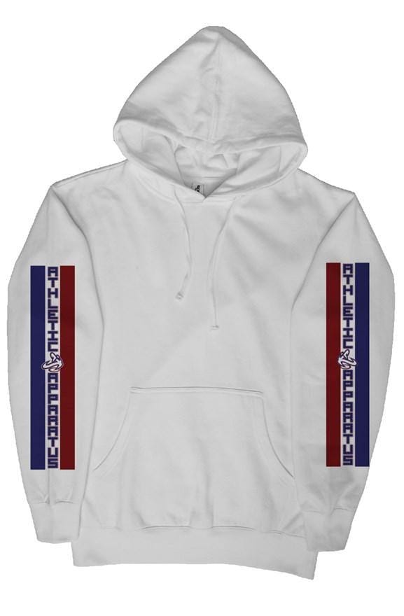 
                      
                        Athletic Apparatus White V1 heavyweight pullover hoodie - Athletic Apparatus
                      
                    