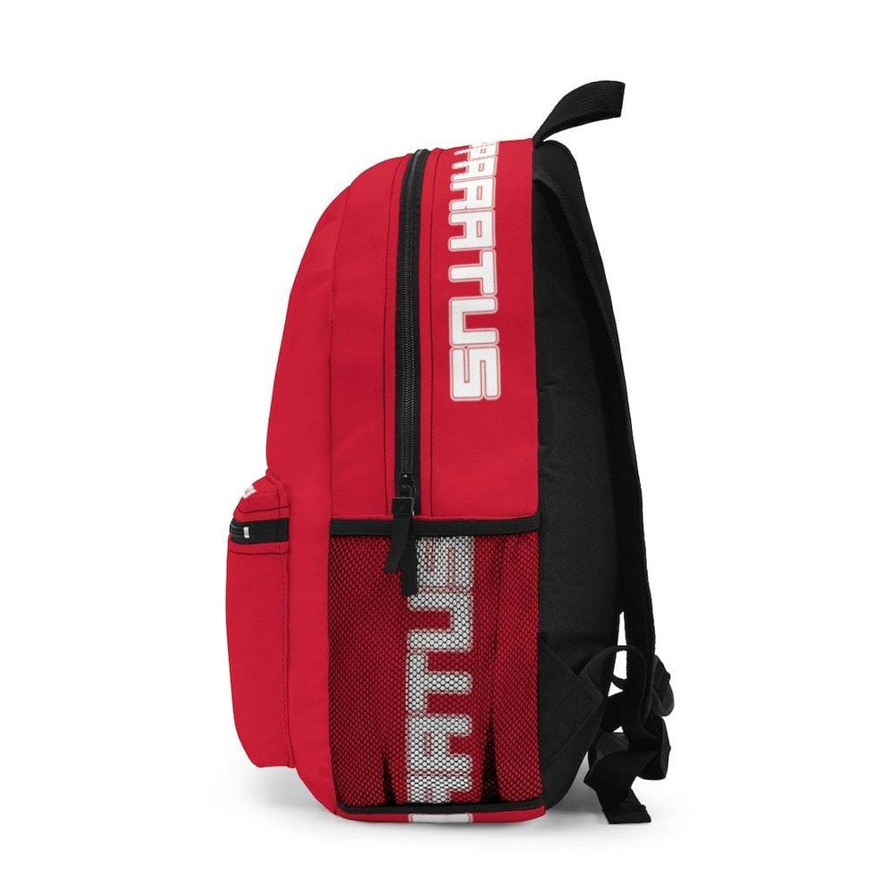 
                      
                        Athletic Apparatus Red Backpack with white name label on top (Made in USA) - Athletic Apparatus
                      
                    