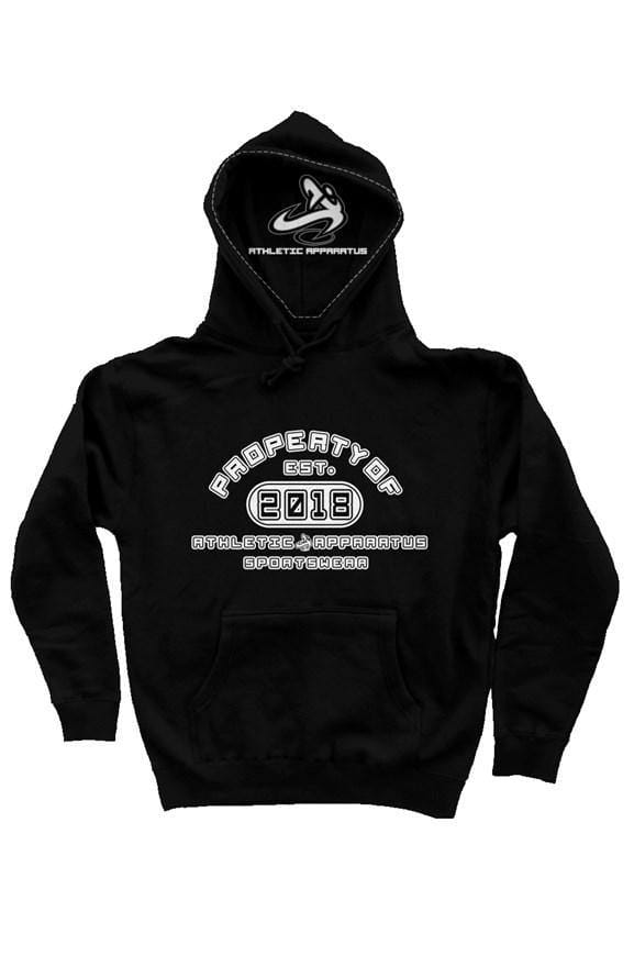 Athletic Apparatus Black HD2 heavyweight pullover hoodie - Athletic Apparatus