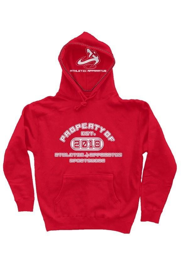 Athletic Apparatus Red HD2 heavyweight pullover hoo - Athletic Apparatus