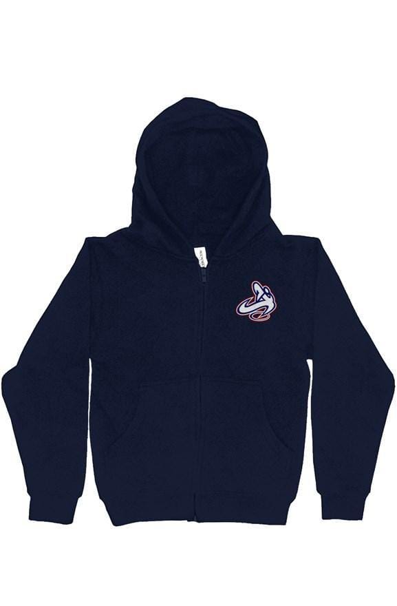 Athletic Apparatus Navy Youth Midweight Hooded Ful - Athletic Apparatus