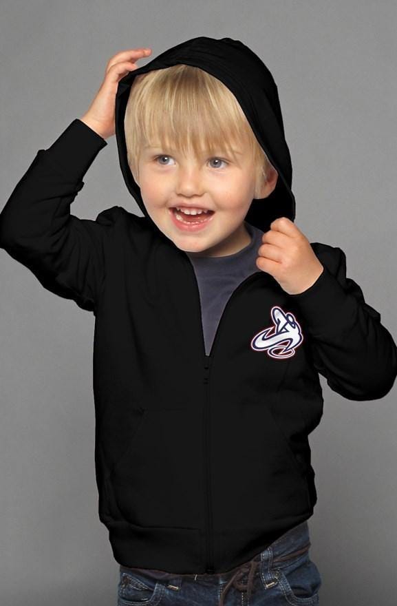 Athletic Apparatus Kids Black zip hoody - Athletic Apparatus