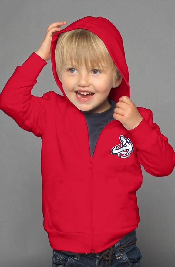 Athletic Apparatus Kids Red zip hoody - Athletic Apparatus