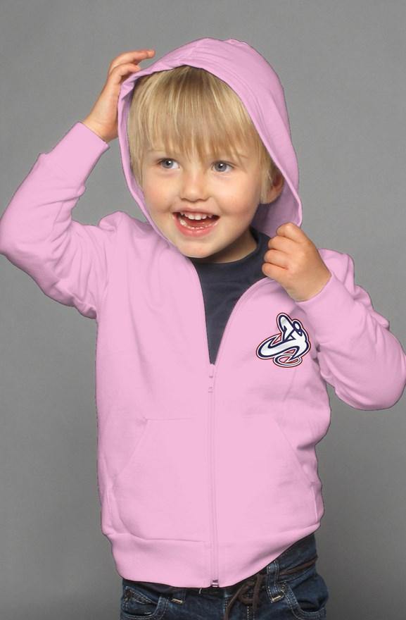 Athletic Apparatus Kids Pink zip hoody - Athletic Apparatus