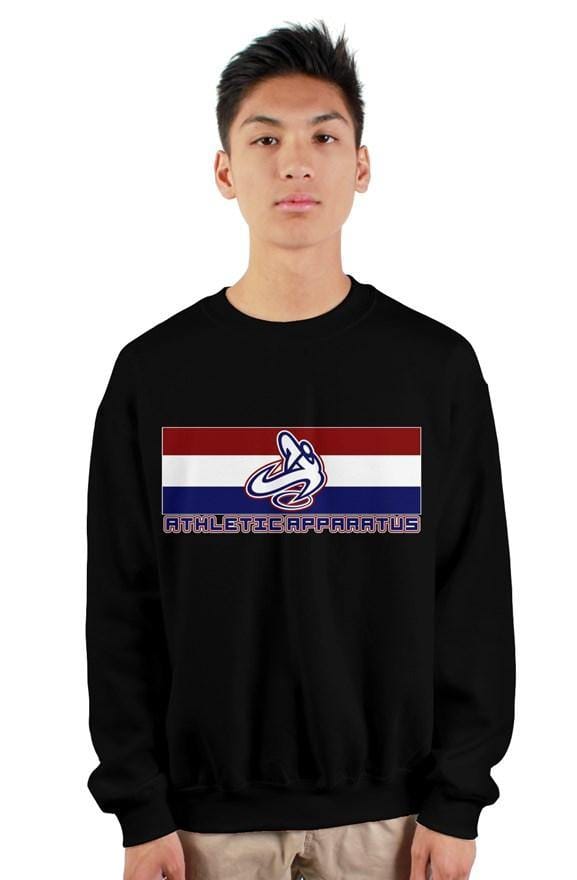 
                      
                        Youth Black rwb logo gildan heavy crewneck sweatsh - Athletic Apparatus
                      
                    